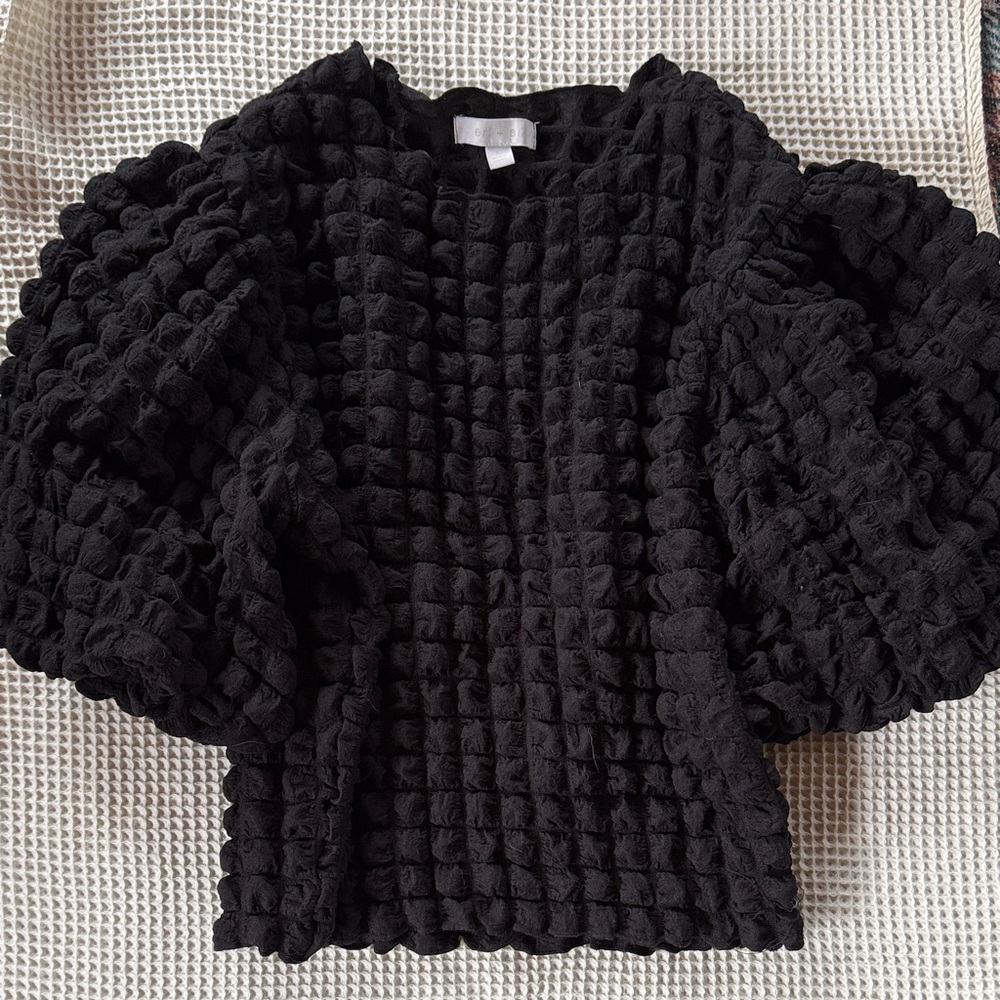 Anthropologie Puff Sleeve Blouse